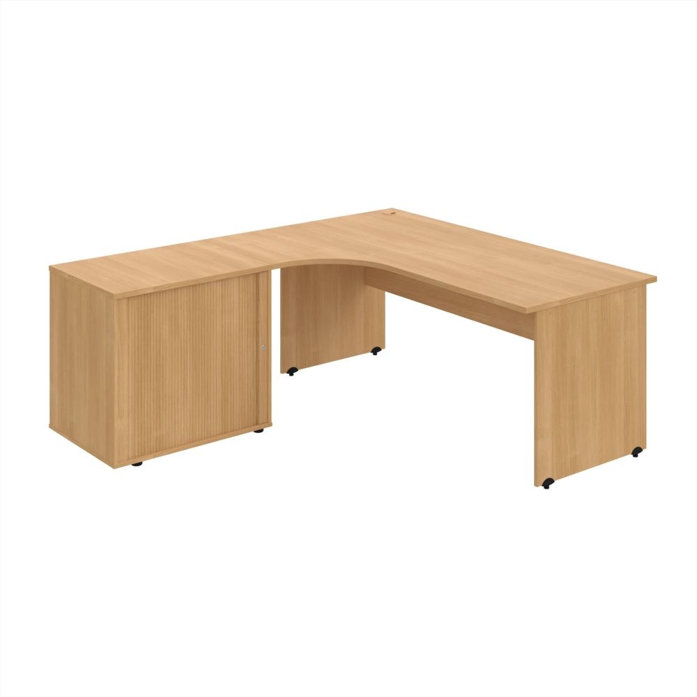 HOBIS stôl pracovný, zostava pravá - GE 1800 60 HR P, dub