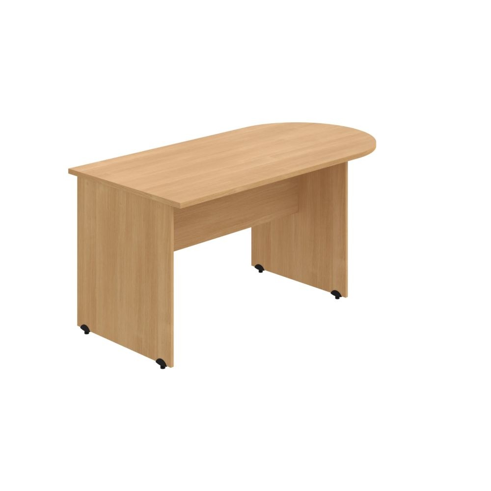 HOBIS prídavný stôl jednací oblúk - GP 1600 1, dub