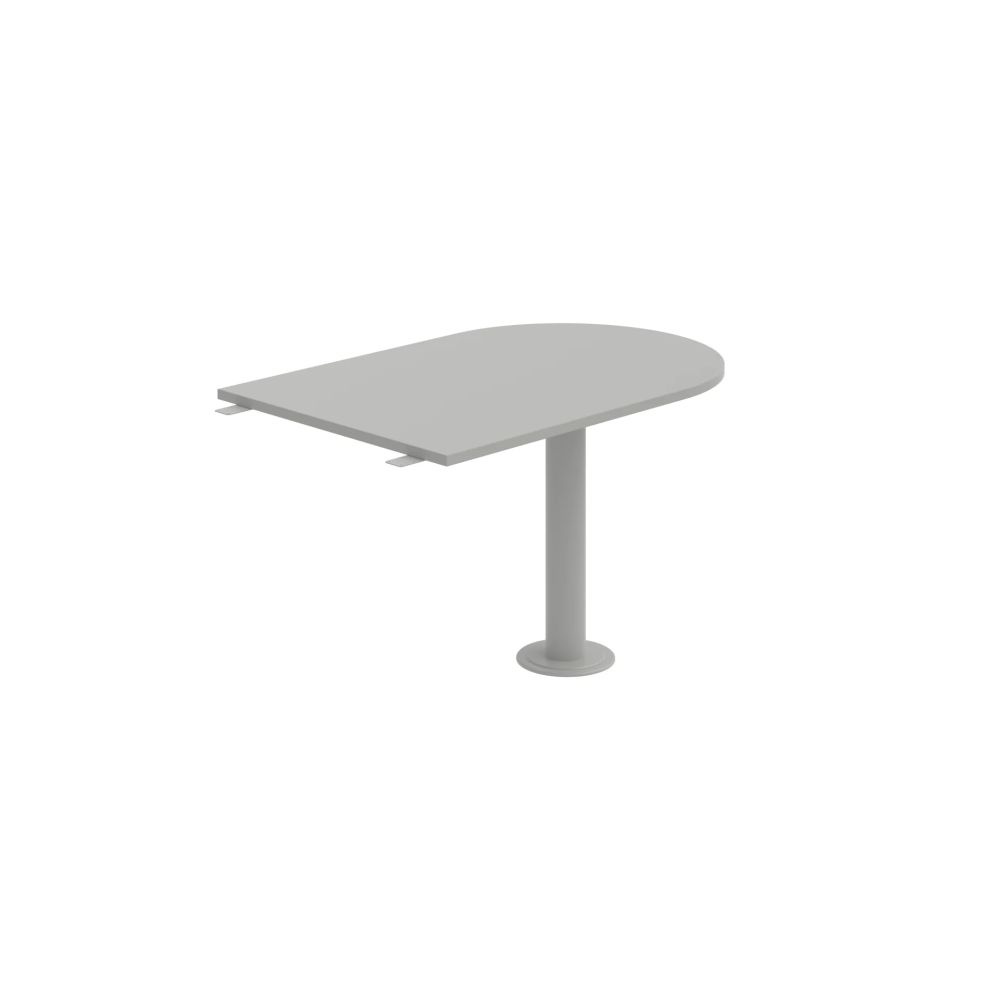 HOBIS prídavný stôl jednací oblúk - GP 1200 3, šedá