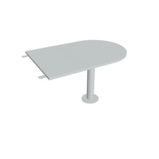 HOBIS prídavný stôl jednací oblúk - GP 1200 3, šedá