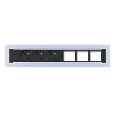 HOBIS konfigurovateľný pevný panel KPP 6, šedá