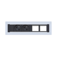 HOBIS konfigurovateľný pevný panel KPP 4, šedá