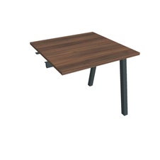 HOBIS prídavný kancelársky stôl rovný - US A 800 R, orech - 1