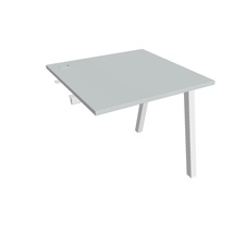 HOBIS prídavný kancelársky stôl rovný - US A 800 R, šedá - 2