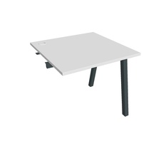 HOBIS prídavný kancelársky stôl rovný - US A 800 R, biela - 1