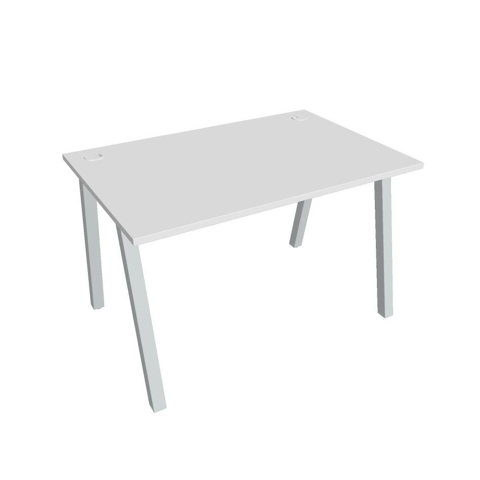 HOBIS kancelársky stôl rovný - US A 1200, biela