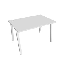 HOBIS kancelársky stôl rovný - US A 1200, biela - 2