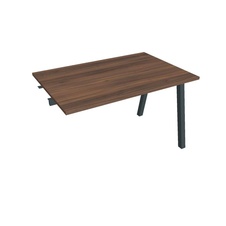 HOBIS prídavný kancelársky stôl rovný - US A 1200 R, orech - 1