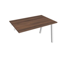 HOBIS prídavný kancelársky stôl rovný - US A 1200 R, orech - 2