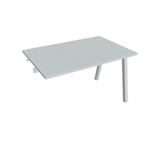 HOBIS prídavný kancelársky stôl rovný - US A 1200 R, šedá