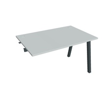 HOBIS prídavný kancelársky stôl rovný - US A 1200 R, šedá - 1