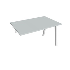 HOBIS prídavný kancelársky stôl rovný - US A 1200 R, šedá - 2