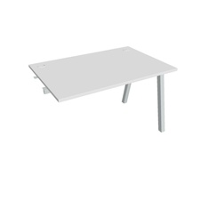 HOBIS prídavný kancelársky stôl rovný - US A 1200 R, biela