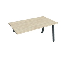 HOBIS prídavný kancelársky stôl rovný - US A 1400 R, agát - 1