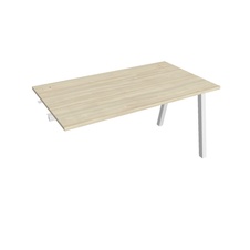 HOBIS prídavný kancelársky stôl rovný - US A 1400 R, agát - 2