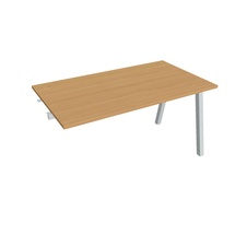 HOBIS prídavný kancelársky stôl rovný - US A 1400 R, buk
