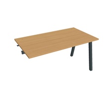 HOBIS prídavný kancelársky stôl rovný - US A 1400 R, buk - 1