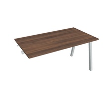 HOBIS prídavný kancelársky stôl rovný - US A 1400 R, orech
