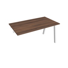 HOBIS prídavný kancelársky stôl rovný - US A 1400 R, orech - 2