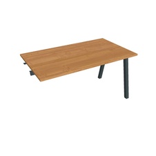 HOBIS prídavný kancelársky stôl rovný - US A 1400 R, jelša - 1