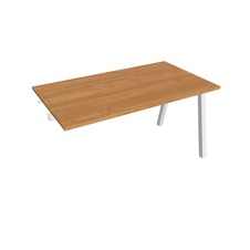HOBIS prídavný kancelársky stôl rovný - US A 1400 R, jelša - 2