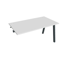 HOBIS prídavný kancelársky stôl rovný - US A 1400 R, biela - 1