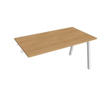 HOBIS prídavný kancelársky stôl rovný - US A 1400 R, dub - 2
