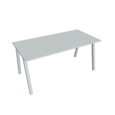 HOBIS kancelársky stôl rovný - US A 1600, šedá
