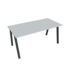 HOBIS kancelársky stôl rovný - US A 1600, šedá - 1