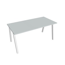 HOBIS kancelársky stôl rovný - US A 1600, šedá - 2