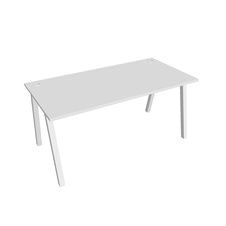HOBIS kancelársky stôl rovný - US A 1600, biela - 2