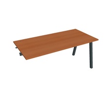 HOBIS prídavný kancelársky stôl rovný - US A 1600 R, čerešňa - 1