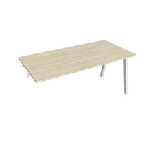 HOBIS prídavný kancelársky stôl rovný - US A 1600 R, agát - 2