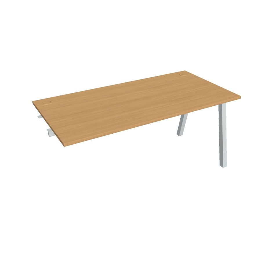 HOBIS prídavný kancelársky stôl rovný - US A 1600 R, buk