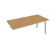 HOBIS prídavný kancelársky stôl rovný - US A 1600 R, dub