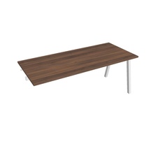 HOBIS prídavný kancelársky stôl rovný - US A 1800 R, orech - 2