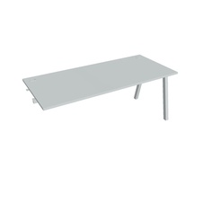 HOBIS prídavný kancelársky stôl rovný - US A 1800 R, šedá