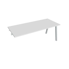 HOBIS prídavný kancelársky stôl rovný - US A 1800 R, biela