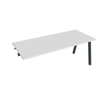 HOBIS prídavný kancelársky stôl rovný - US A 1800 R, biela - 1
