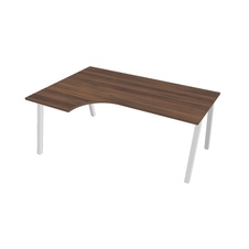 HOBIS kancelársky stôl tvarový, ergo pravý - UE A 1800 60 P, orech - 2