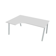 HOBIS kancelársky stôl tvarový, ergo pravý - UE A 1800 60 P, biela