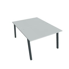 HOBIS kancelársky stôl zdvojený - USD A 1200, šedá - 1