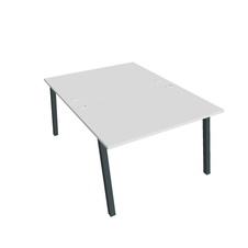 HOBIS kancelársky stôl zdvojený - USD A 1200, biela - 1