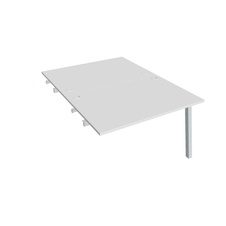 HOBIS prídavný stôl zdvojený - USD A 1200 R, biela