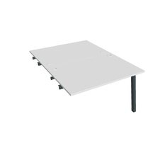 HOBIS prídavný stôl zdvojený - USD A 1200 R, biela - 1