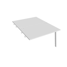 HOBIS prídavný stôl zdvojený - USD A 1200 R, biela - 2