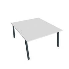 HOBIS kancelársky stôl zdvojený - USD A 1400, biela - 1