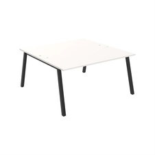 HOBIS kancelársky stôl zdvojený - USD A 1600, biela - 1