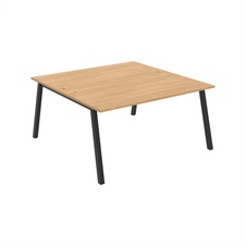HOBIS kancelársky stôl zdvojený - USD A 1600, dub - 1