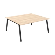 HOBIS kancelársky stôl zdvojený - USD A 1800, agát - 1